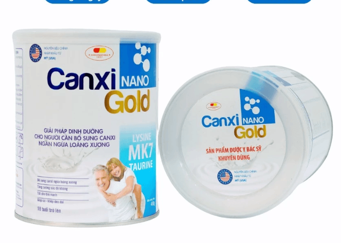Nano Gold Calcium Milk Supports Bones and Joints