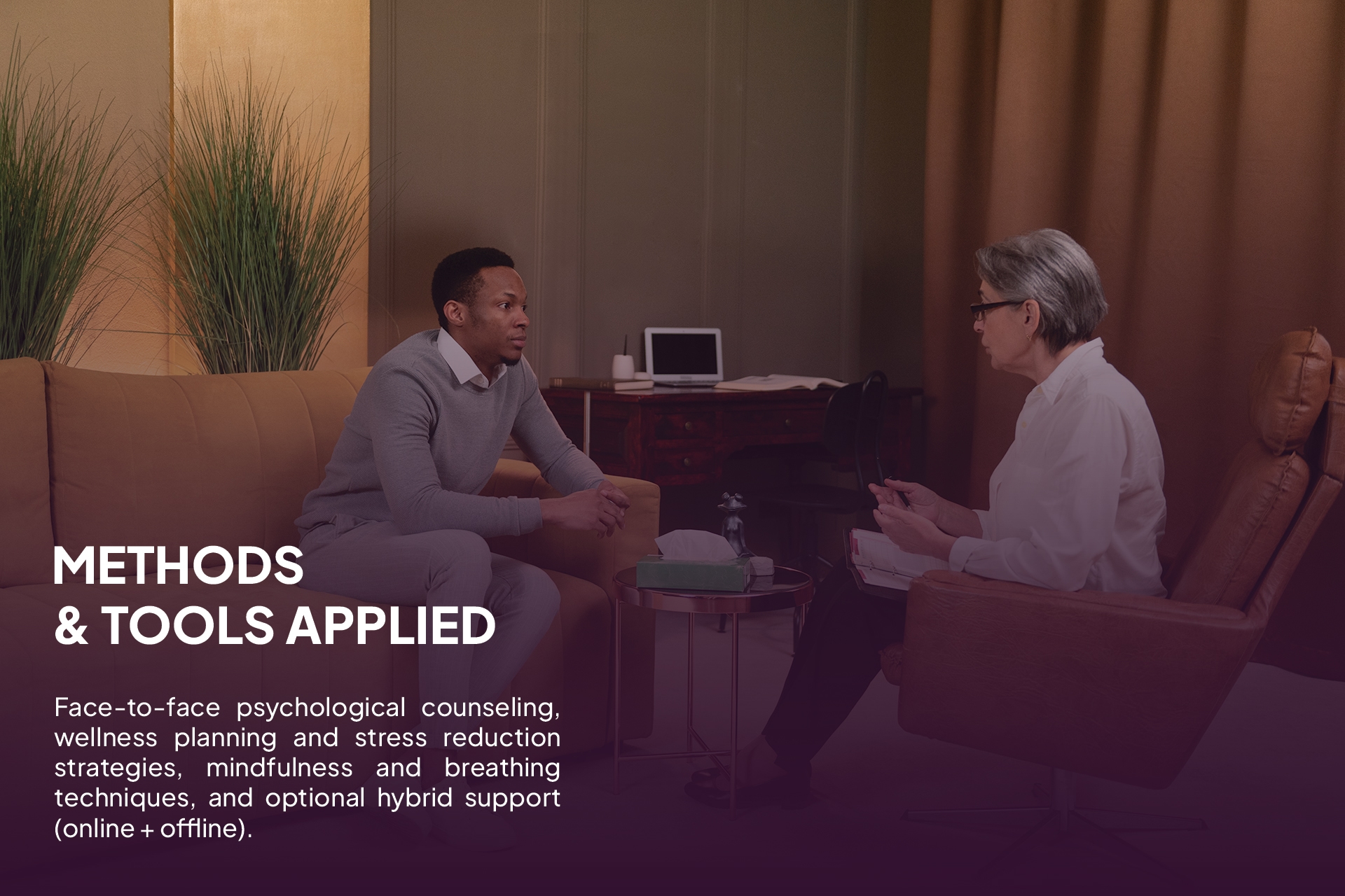 In-Person Counseling & Wellness Consultation 3