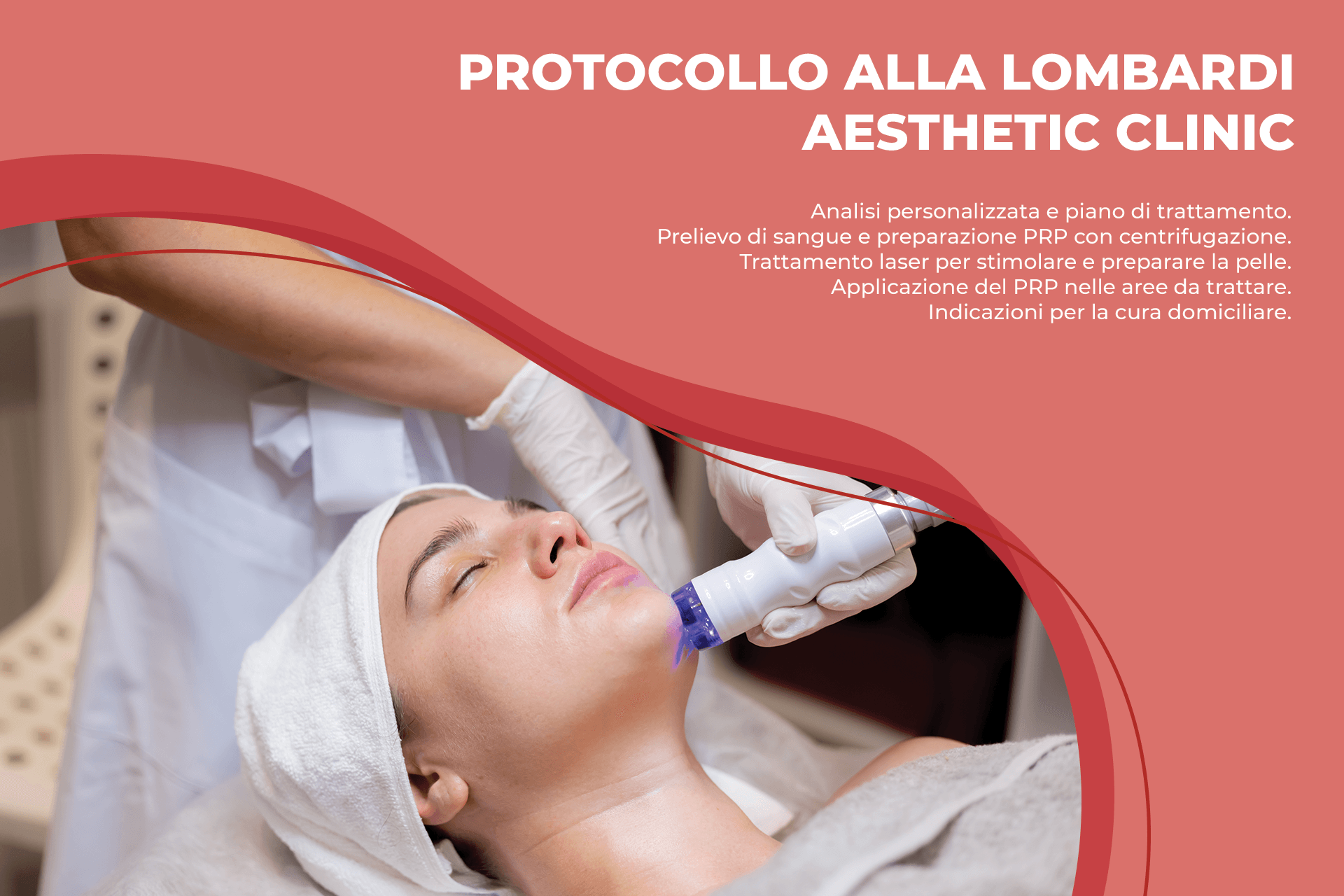 Trattamento di ringiovanimento cutaneo con tecnologia Laser & PRP 2