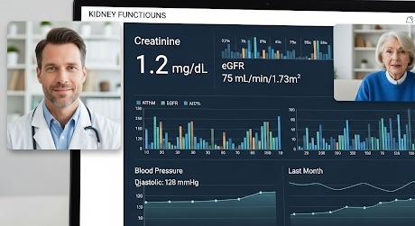 In-depth consultation on kidney test results & development of personalized treatment regimen 2