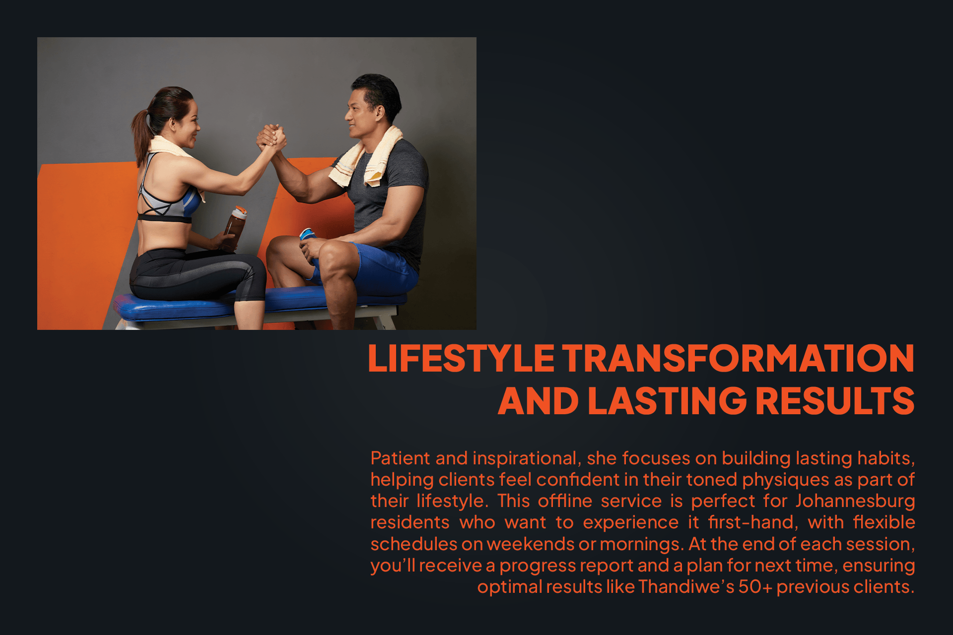 Elite Personal Training Sessions.