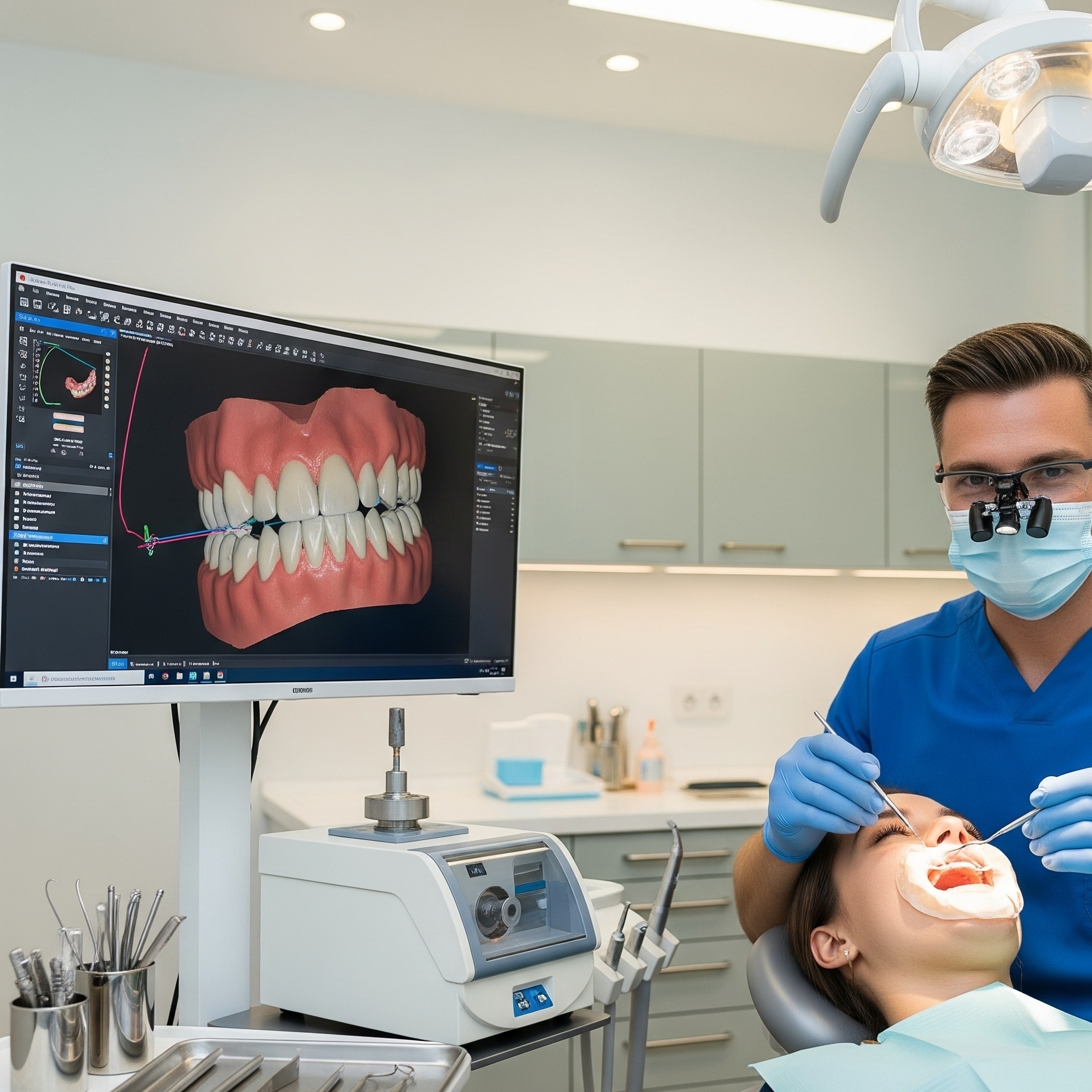Cosmetic Dental Treatment with 3D CAD/CAM Technology
