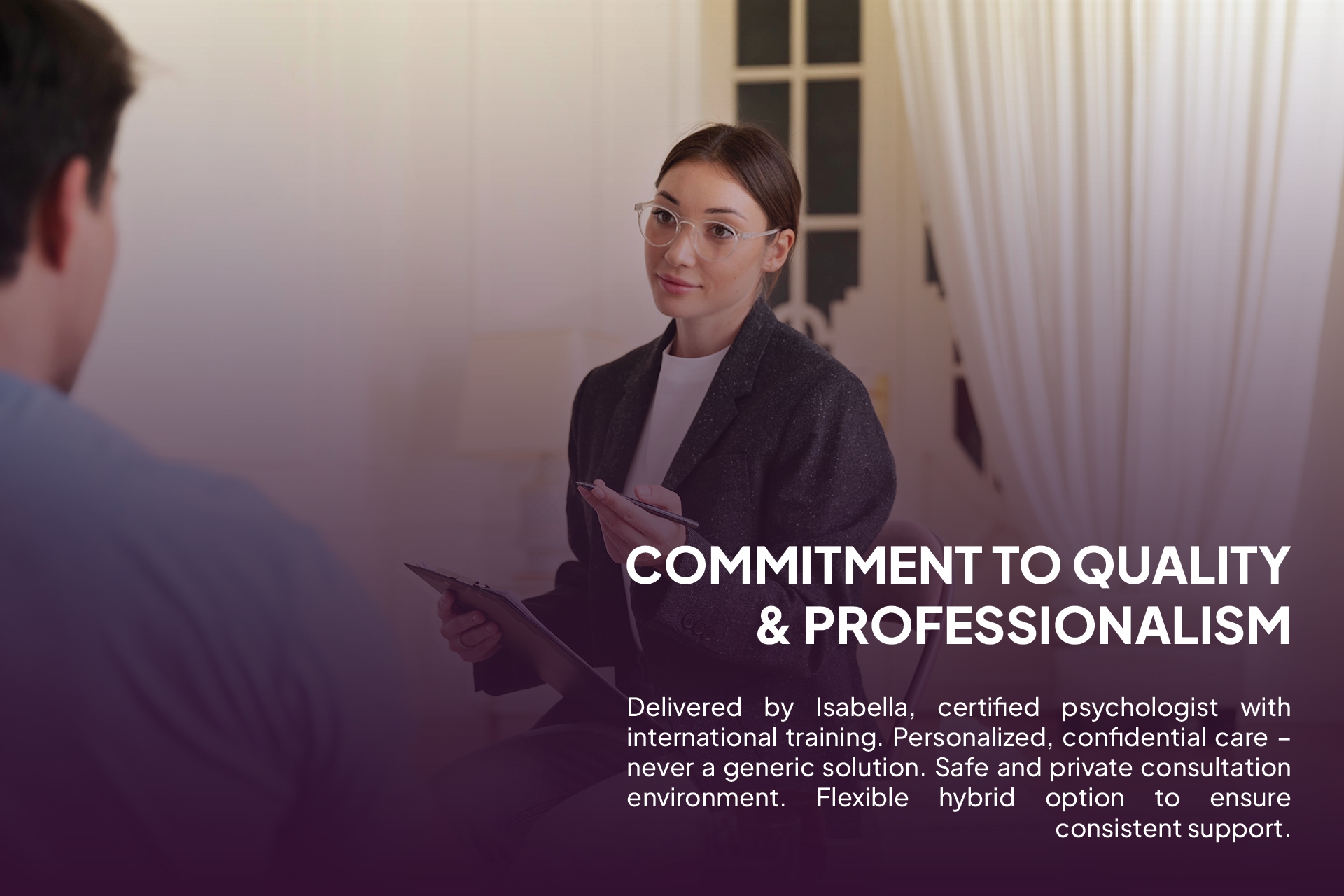 In-Person Counseling & Wellness Consultation 4