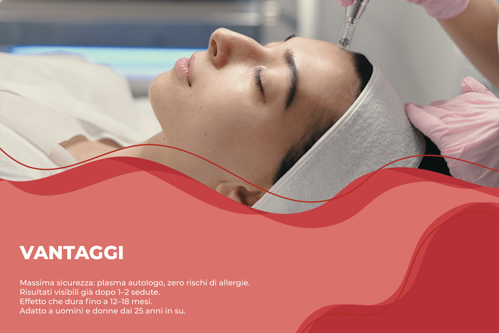 Trattamento di ringiovanimento cutaneo con tecnologia Laser & PRP 3