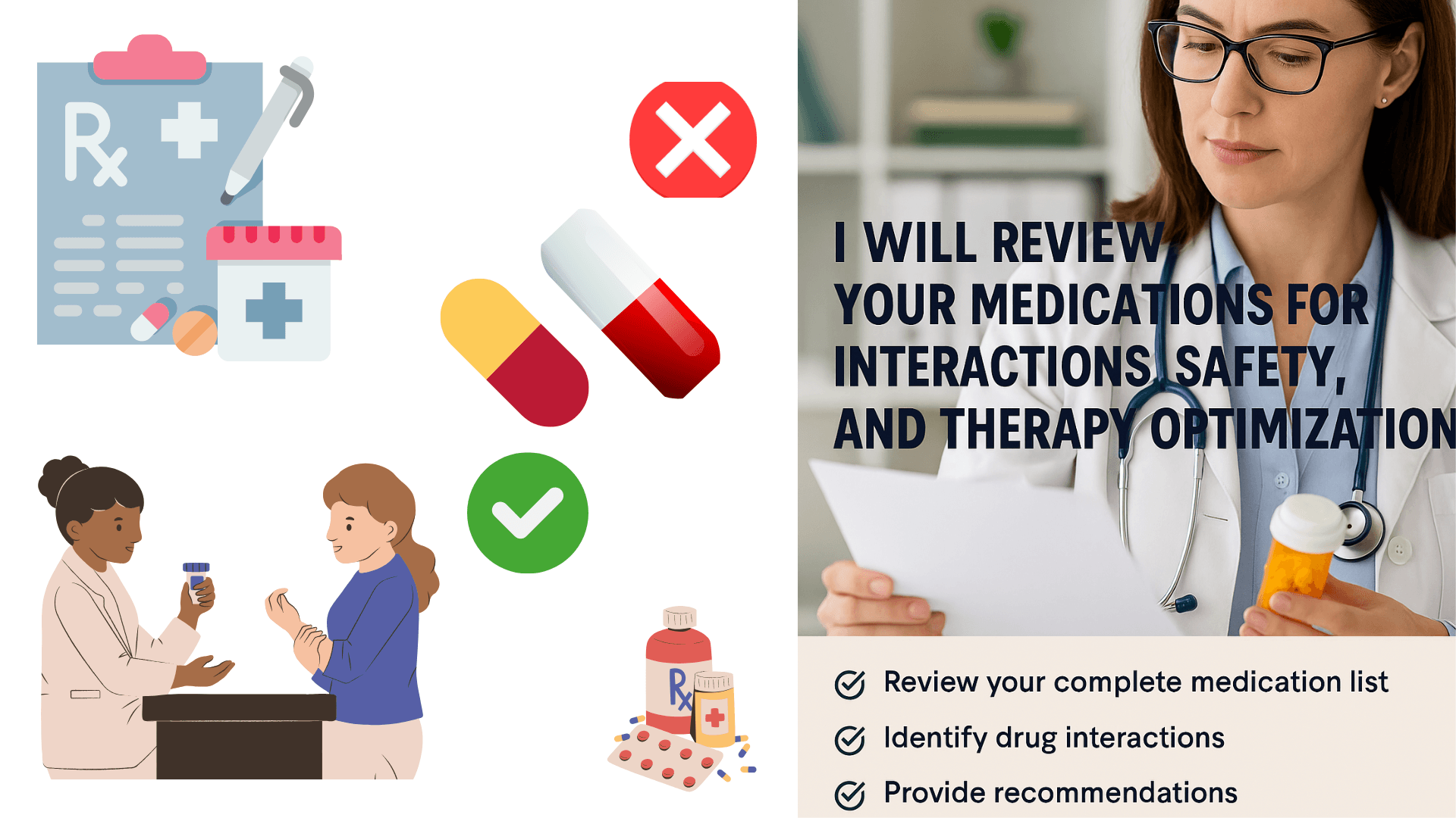 Licensed pharmacist offering online consultations. Get expert advice on meds, interactions, usage, and chronic care. Secure, convenient, and flexible patient support via email or chat. Book now! 2