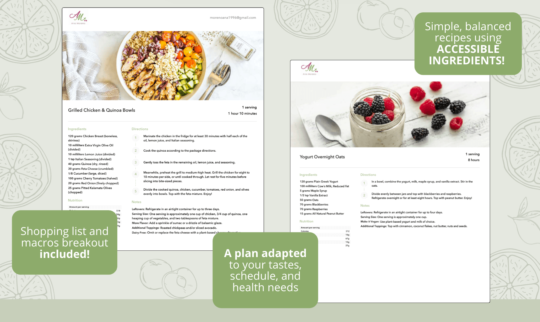 Customized Meal Plan 2