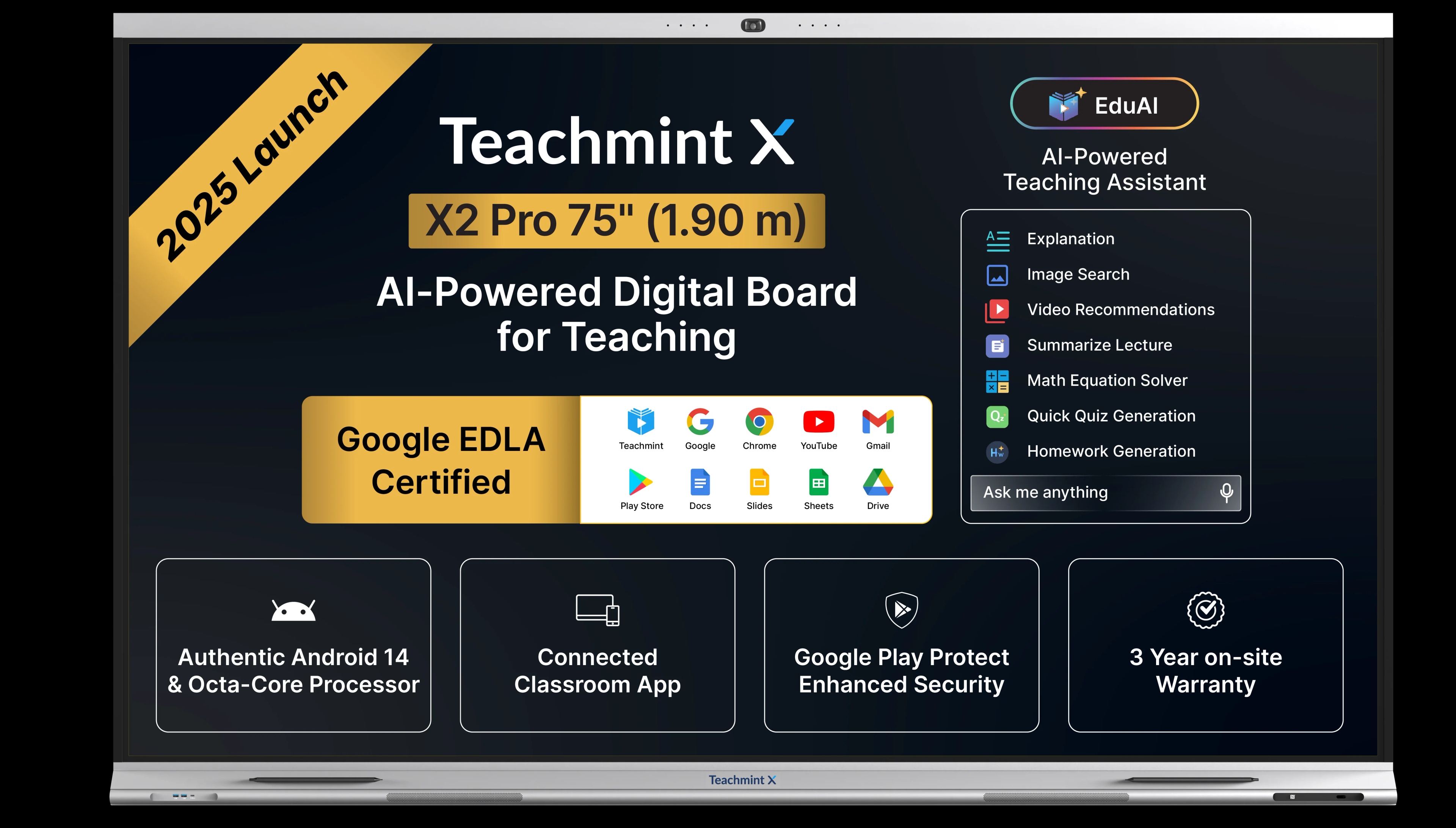 Google EDLA Certified AI-Powered Connected Classroom Device