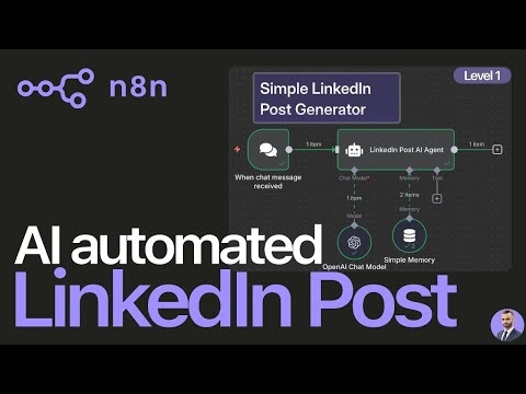 Automated LinkedIn Content Creation & Publishing System