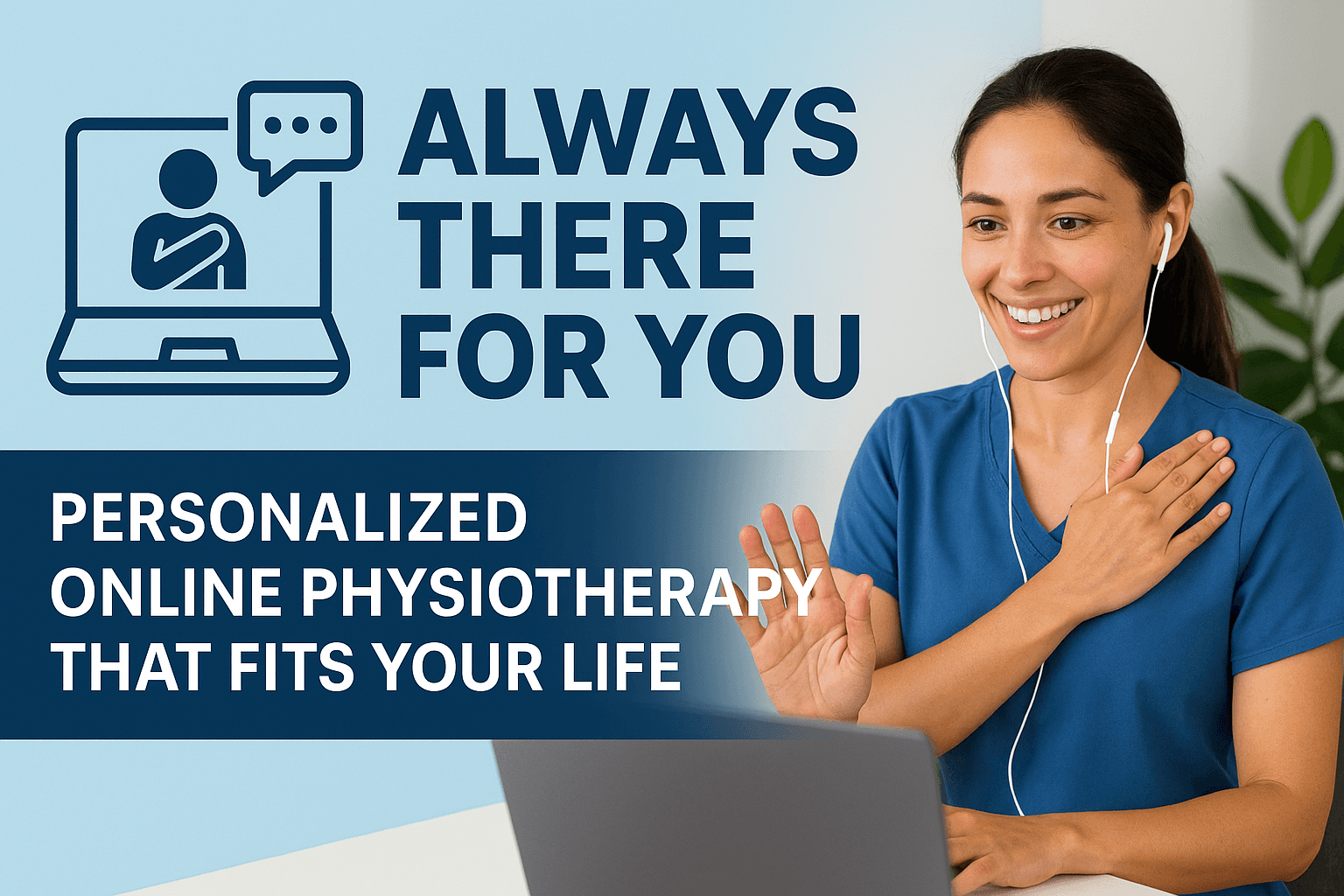 💻 Always There for You: Personalized Online Physiotherapy That Fits Your Life