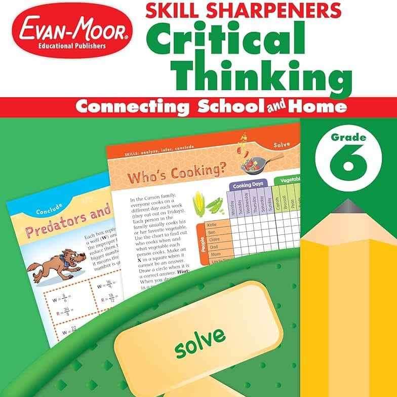 Skill Sharpeners Critical Thinking, Grade 6 - Image 1