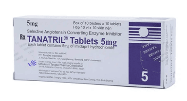 Tablet Tanatril 5 mg Obat Tanabe untuk hipertensi esensial (10 blister x 10 tablet) thumbnail 1