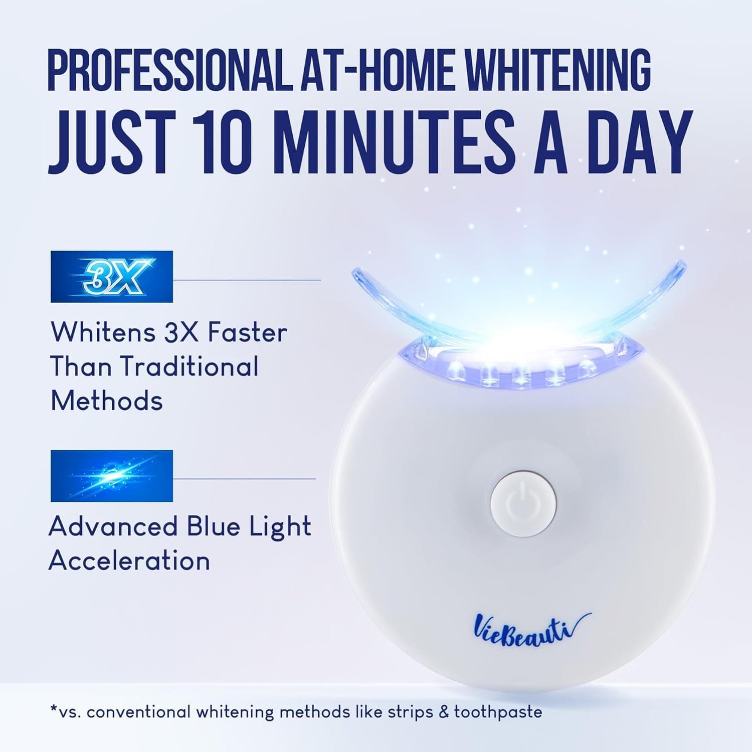 VieBeauti Teeth Whitening Kit with LED Light