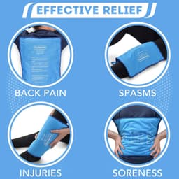 Reusable Gel Ice Pack for Injuries and Pain Relief 6