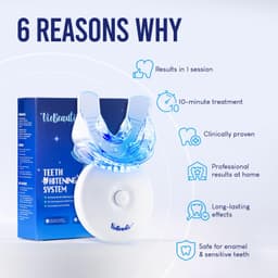 VieBeauti Teeth Whitening Kit with LED Light 2