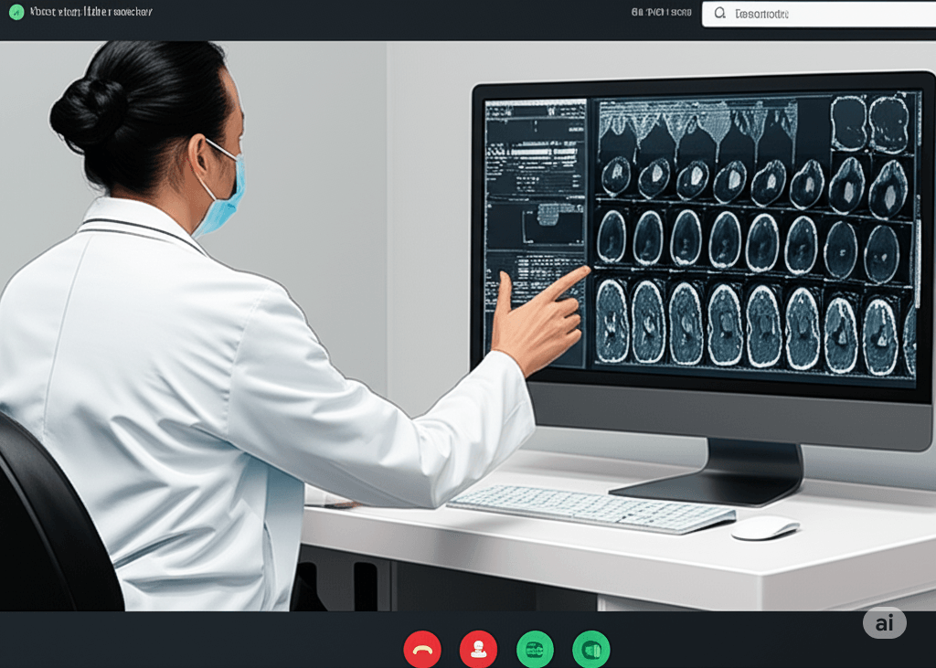 🌐 Онлайн кеңес беру қызметі: Бейне қоңырау арқылы қашықтан неврологиялық кеңес беру