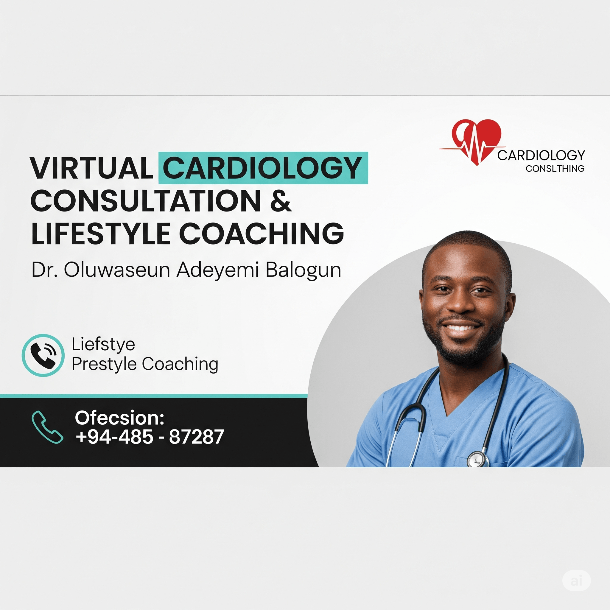 Virtual Cardiology Consultation & Lifestyle Coaching