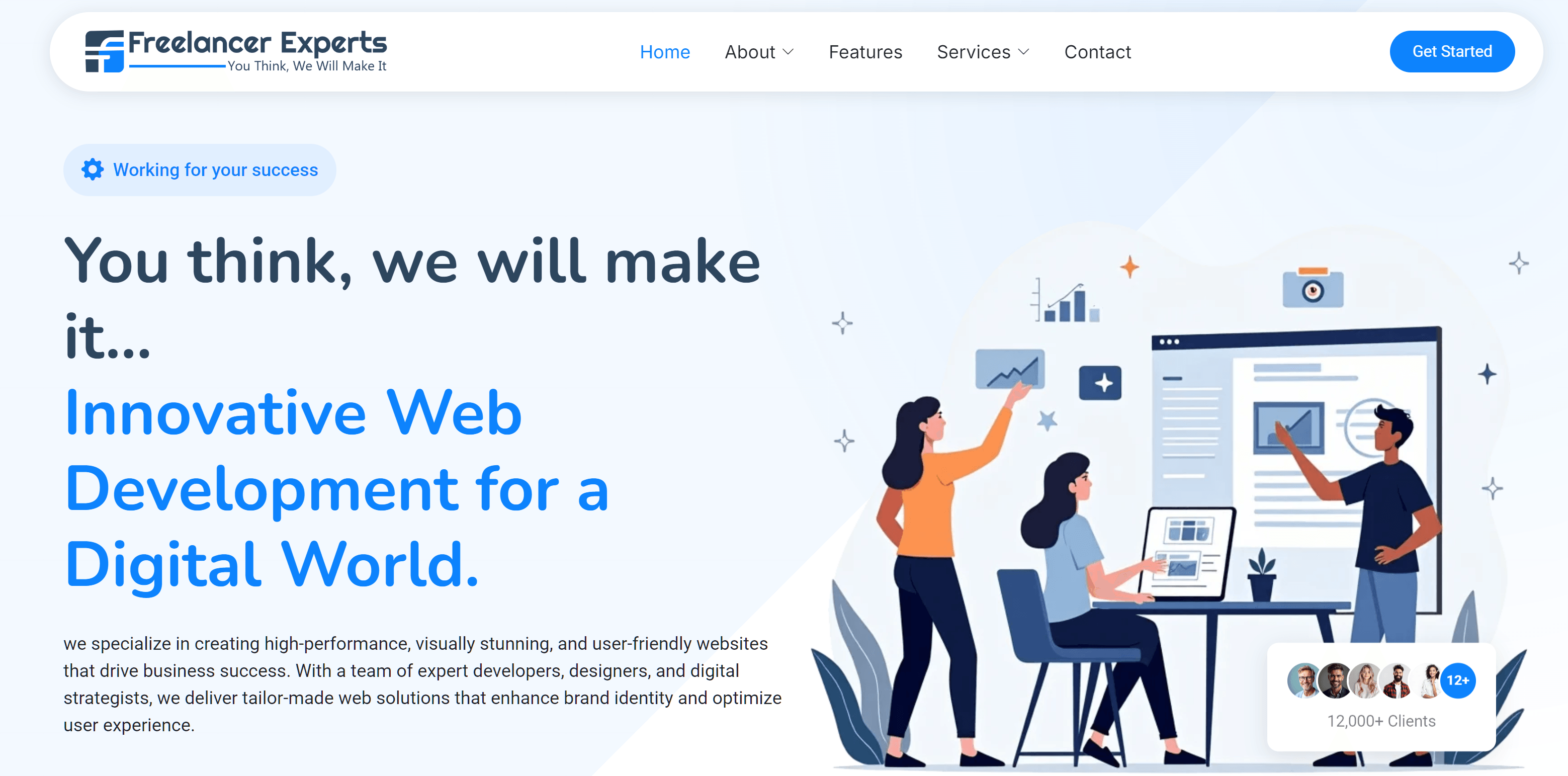 Freelancer‑Experts: Your Full‑Stack Freelancer Team for Web, App, SEO, Content & More