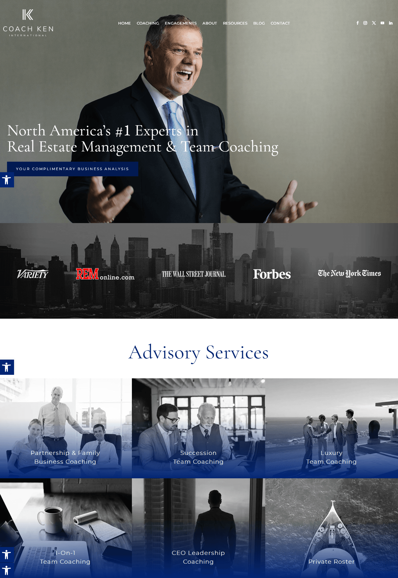 Squarespace website design