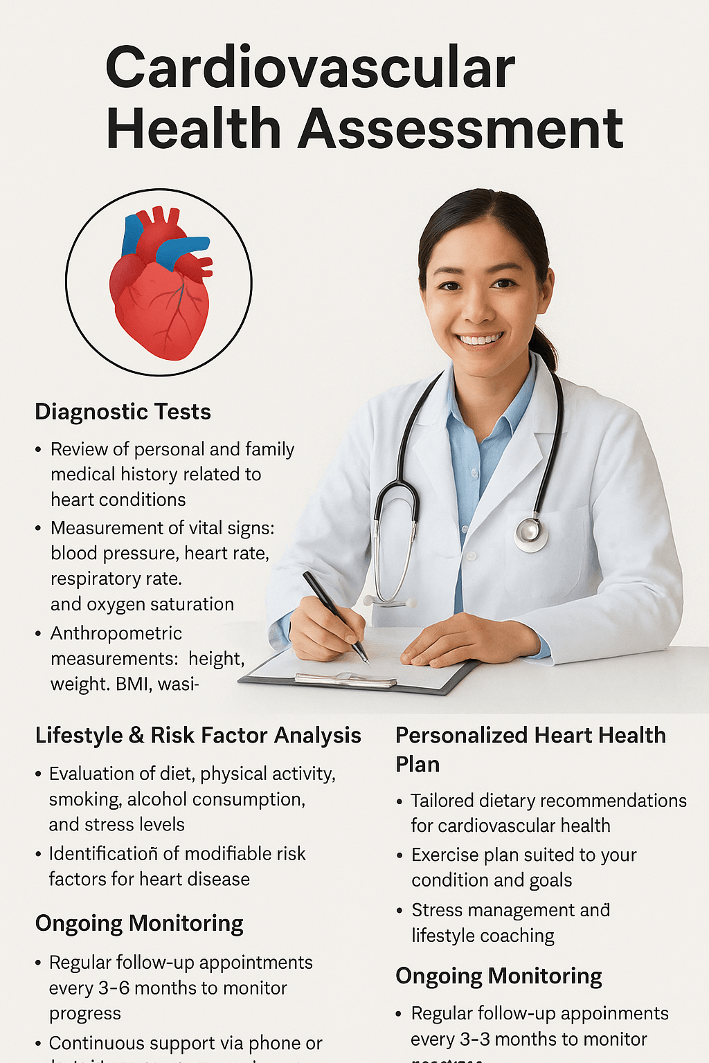 Comprehensive Cardiovascular Health Checks
