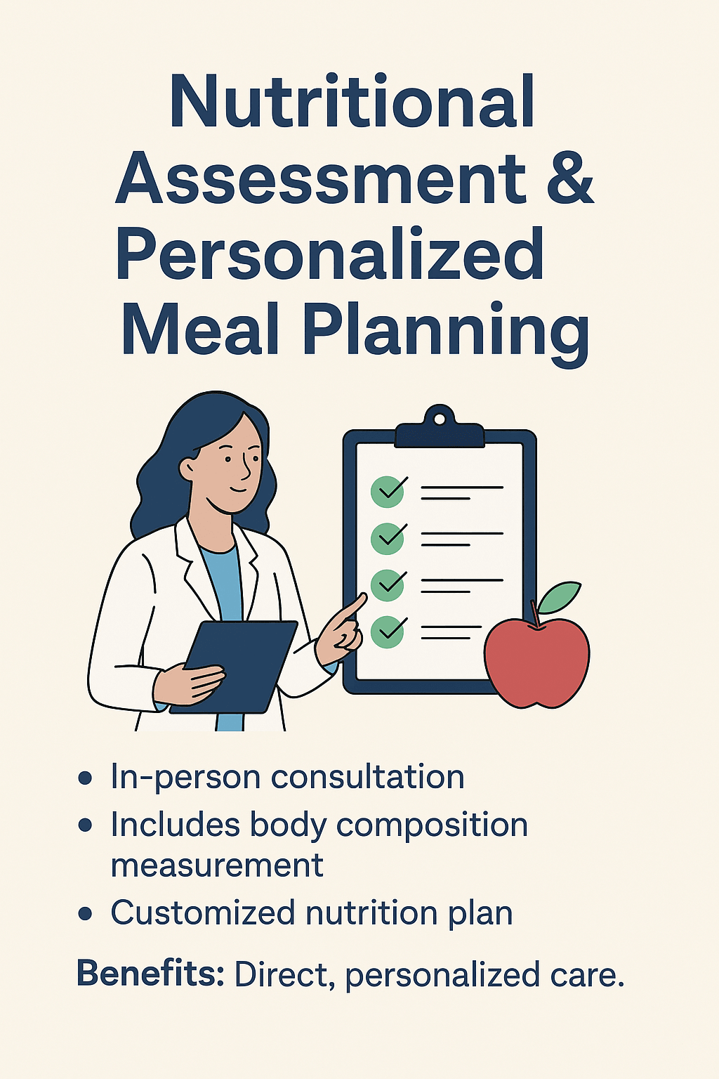 Nutritional Assessment & Personalized Meal Planning (In-person Service)
