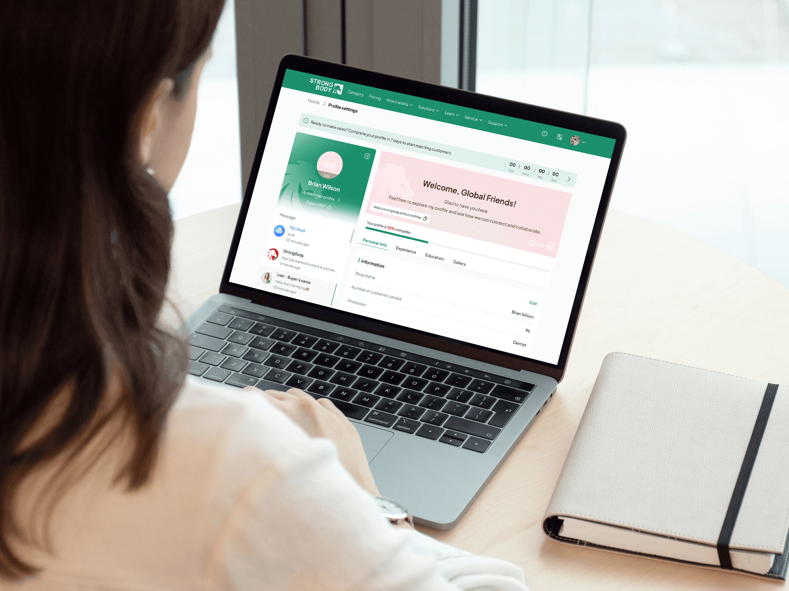 Get your own shop background